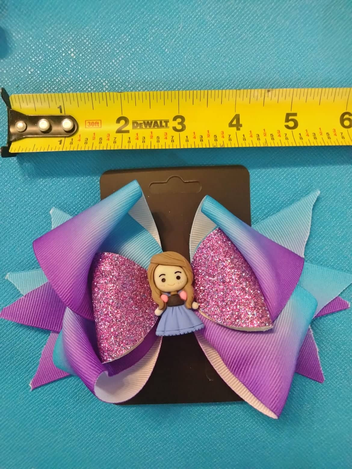 Purple Ribbon Bow