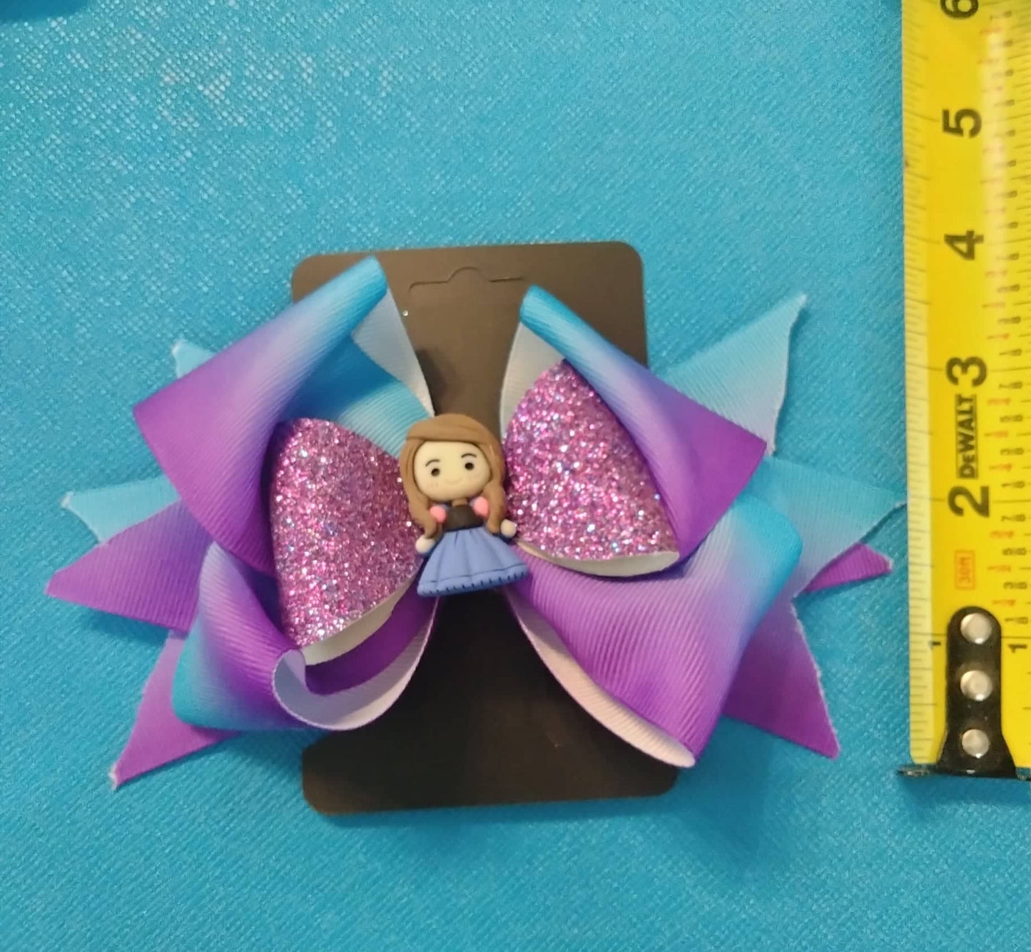 Purple Ribbon Bow